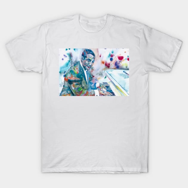 DUKE ELLINGTON watercolor portrait T-Shirt by lautir